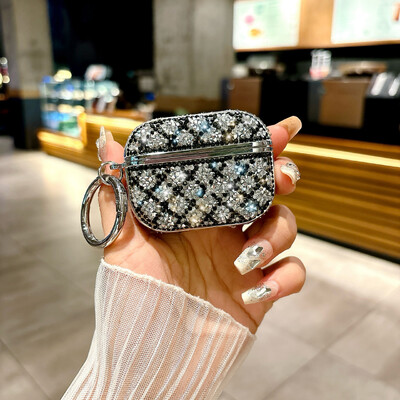 Za Airpods 4 Generation 2024 Glitter Diamond Case Diamond Rhinestones Za Apple Airpods 1 2 3 Pro Ženska Bluetooth torbica za slušalice