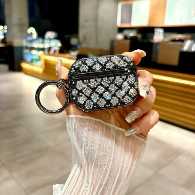 Za Airpods 4 Generation 2024 Glitter Diamond Case Diamond Rhinestones Za Apple Airpods 1 2 3 Pro Ženska Bluetooth torbica za slušalice