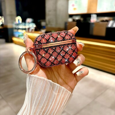 Za Airpods 4 Generation 2024 Glitter Diamond Case Diamond Rhinestones Za Apple Airpods 1 2 3 Pro Ženska Bluetooth torbica za slušalice