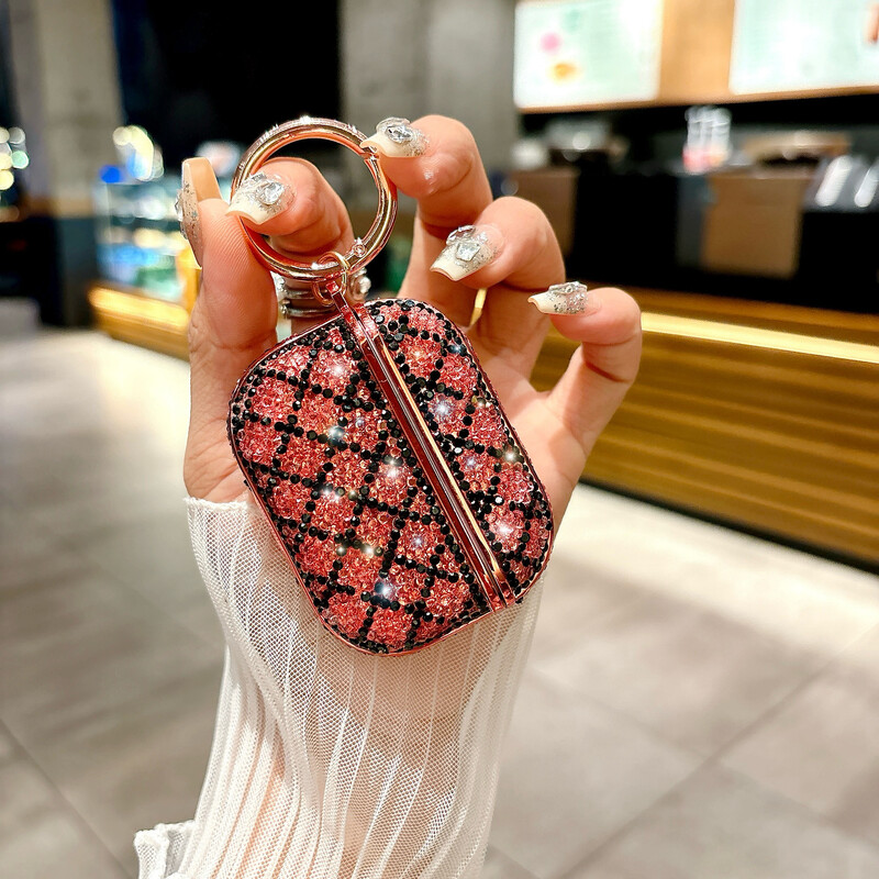 Za Airpods 4 Generation 2024 Glitter Diamond Case Diamond Rhinestones Za Apple Airpods 1 2 3 Pro Ženska Bluetooth torbica za slušalice