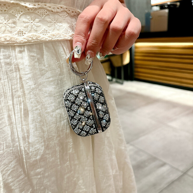 Za Airpods 4 Generation 2024 Glitter Diamond Case Diamond Rhinestones Za Apple Airpods 1 2 3 Pro Ženska Bluetooth torbica za slušalice