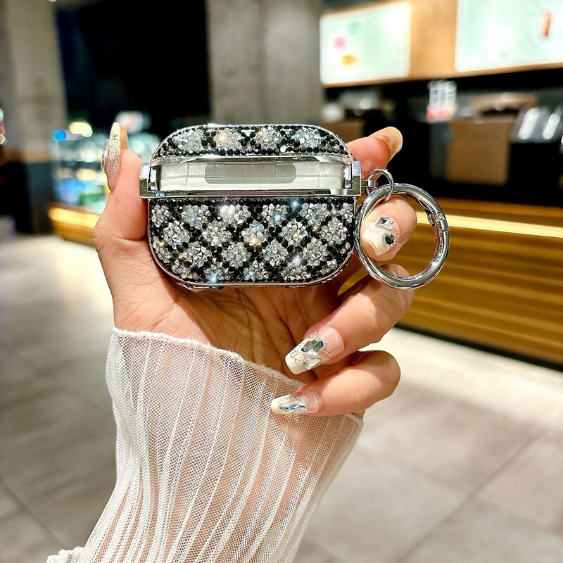 Za Airpods 4 Generation 2024 Glitter Diamond Case Diamond Rhinestones Za Apple Airpods 1 2 3 Pro Ženska Bluetooth torbica za slušalice