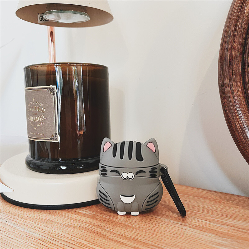 Mekana silikonska torbica za slušalice za Airpods 3 2021 Kawaii Cute 3D Cartoon Lucky Cat Zaštitna navlaka za Airpods1 2 Pro kutija za punjenje