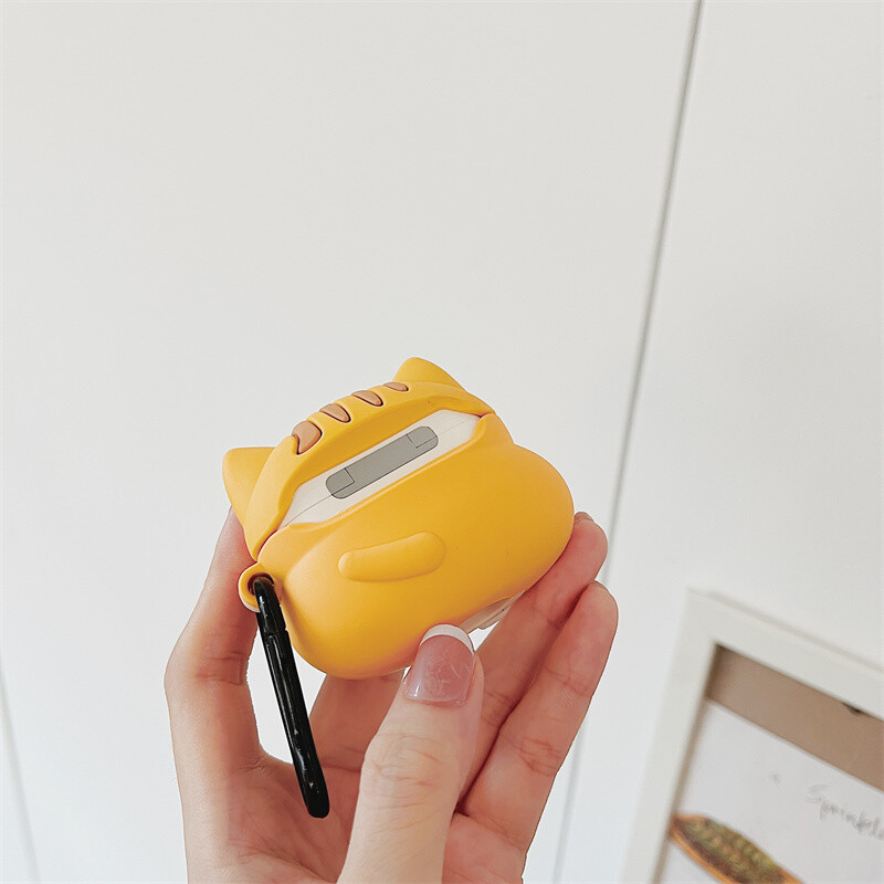 Mekana silikonska torbica za slušalice za Airpods 3 2021 Kawaii Cute 3D Cartoon Lucky Cat Zaštitna navlaka za Airpods1 2 Pro kutija za punjenje