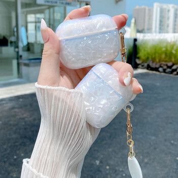 Dream fundas για AirPods 1 2 3 4 Θήκη Cute Conch Shell Κρεμαστό μπρελόκ Θήκη ακουστικών για Airpods 3 Pro κάλυμμα ακουστικών σιλικόνης