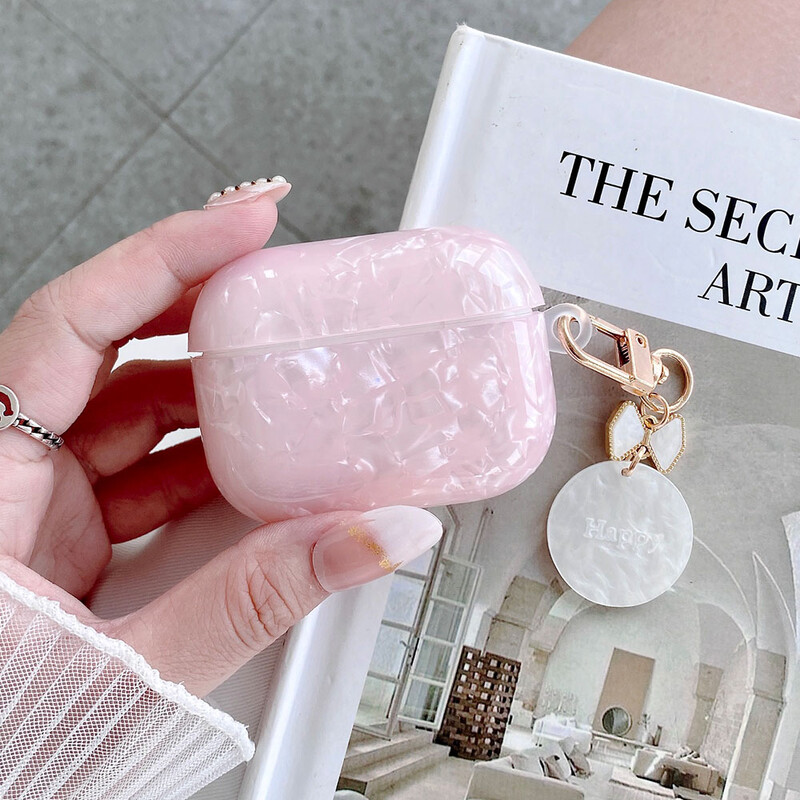 Dream fundas για AirPods 1 2 3 4 Θήκη Cute Conch Shell Κρεμαστό μπρελόκ Θήκη ακουστικών για Airpods 3 Pro κάλυμμα ακουστικών σιλικόνης