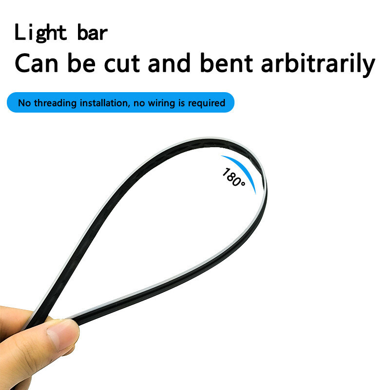 Paslėptas viso automobilio aplinkos apšvietimas Universali belaidė APP Dvigubo valdymo salono aplinkos šviesos spalvos LED dekoratyvinė šviesa