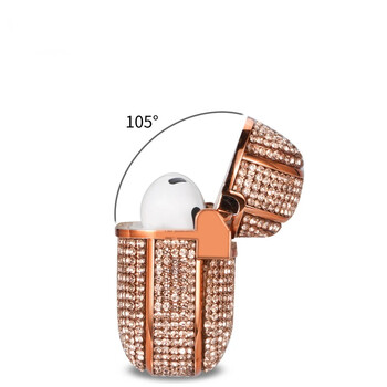 Θήκη ακουστικών SCQYCWA για Airpods pro 2, Σκληρή θήκη 3D Cute Bling Diamonds για Apple Airpods 1 2 3 pro Προστατευτικό κάλυμμα