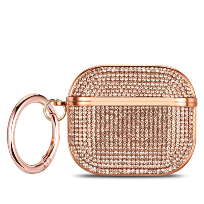 Θήκη ακουστικών SCQYCWA για Airpods pro 2, Σκληρή θήκη 3D Cute Bling Diamonds για Apple Airpods 1 2 3 pro Προστατευτικό κάλυμμα