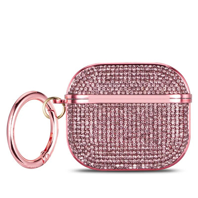 Θήκη ακουστικών SCQYCWA για Airpods pro 2, Σκληρή θήκη 3D Cute Bling Diamonds για Apple Airpods 1 2 3 pro Προστατευτικό κάλυμμα