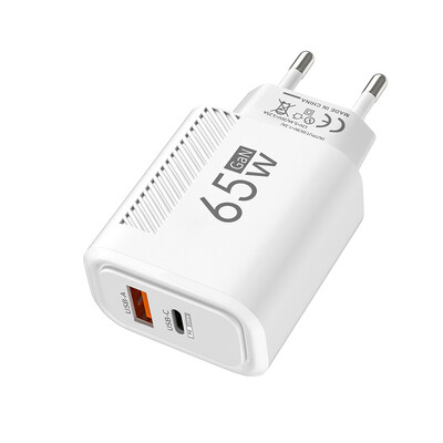 Ukupno 65 W USB C punjač GaN zidni punjač za brzo punjenje za iPhone Samsung Xiaomi Quick Charge EU/US Plug adapter za telefonski punjač