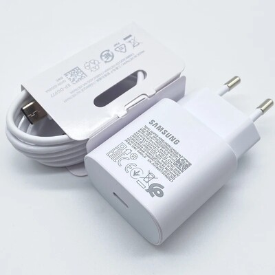 Samsung S23FE A06 Usb tip C 25W punjač za super brzo punjenje PD EU zidni adapterski kabel za Galaxy A52 A54 A53 A34 A73 S24 A25