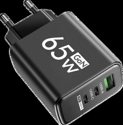 65W GaN punjač USB PD Tip C Brzo punjenje 3 porta Adapter za telefon QC3.0 Za iPhone 15 Pro Max Samsung Galaxy S23 Xiaomi Huawei