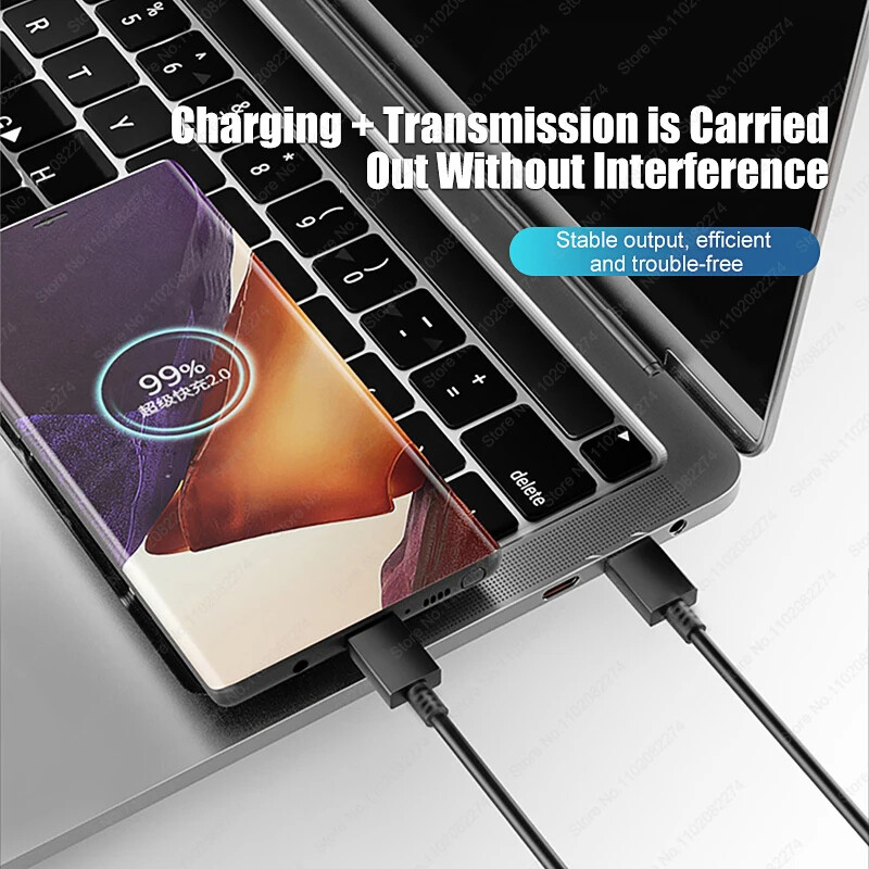 Pentru Samsung 45W Încărcător super rapid pentru Samsung Galaxy S24 S23 S22 S21 Ultra Plus Încărcător wireless Încărcare rapidă Cablu USB tip C