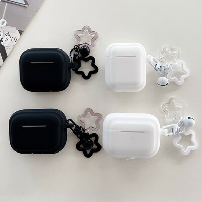 Husă din silicon simplă, neagră, albă, pentru Airpods Pro Husă de protecție pentru căști Bluetooth fără fir pentru Airpods 3 2 1 Pro2 Husă moale