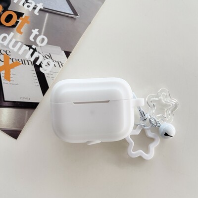 Jednostavna crno-bijela silikonska torbica za Airpods Pro bežične Bluetooth slušalice Zaštitna torbica za Airpods 3 2 1 Pro2 Mekana korica