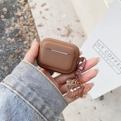 Jednostavna crno-bijela silikonska torbica za Airpods Pro bežične Bluetooth slušalice Zaštitna torbica za Airpods 3 2 1 Pro2 Mekana korica