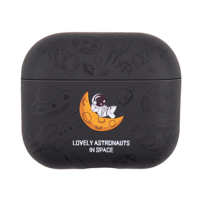 Astronaut Space Moon kõrvaklappide pehme ümbris Apple Airpods 3 2 1 Pro 2 kõrvaklappide kate jaoks Air Pods Pro2 3. põlvkonna Custodia