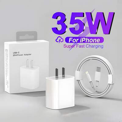 NOU încărcător rapid original PD 35W pentru iPhone 16 15 14 13 11 12 Pro Max Plus XR Cablu USB C pentru încărcare rapidă Cabluri tip C accesoriu