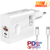 USB C 120W Gan Super Fast PD laadija sülearvuti tahvelarvutitele iPhone 15 iPad Macbook OPPO Samsung Xiaomi USB kiirlaadimisadapter