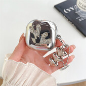 Сладко 3D любовно сърце галванични слушалки Мек калъф за Samsung Galaxy Buds Live с висулка за Samsung Buds 2 Pro