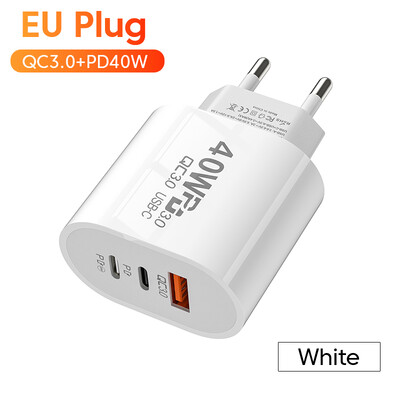 Olaf PD 60W USB C punjač Brzo punjenje tip C punjač Brzo punjenje 3.0 Adapter punjača za telefon za iPhone Xiaomi Huawei Samsung