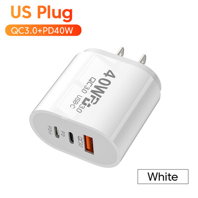 Olaf PD 60W USB C punjač Brzo punjenje tip C punjač Brzo punjenje 3.0 Adapter punjača za telefon za iPhone Xiaomi Huawei Samsung