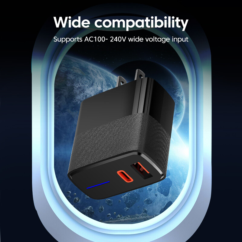 Elough 100W brzo punjenje USB LED punjač PD Quick Charge 5.0 USB tip C adapter punjača za iPhone Max Samsung Xiaomi Huawei