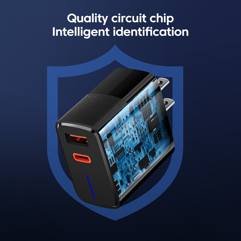 Elough 100W brzo punjenje USB LED punjač PD Quick Charge 5.0 USB tip C adapter punjača za iPhone Max Samsung Xiaomi Huawei