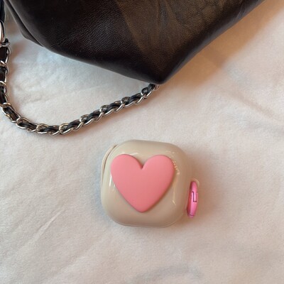 Για Samsung Galaxy Buds 2 Pro / Buds FE / 2PRO Θήκη Cute Heart TPU Θήκη ακουστικών για Samsung Buds Live With Hook