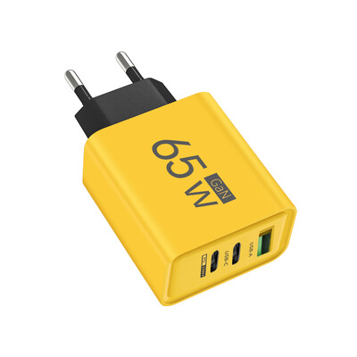 65W GaN USB зарядно устройство Бързо зареждане Quick Charger3.0 зарядно устройство за пътуване за iPhone 15 Samsung Xiaomi адаптер за мобилен телефон EU US Plug