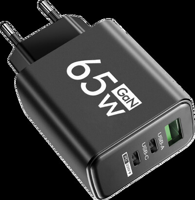 65W GaN USB зарядно устройство Бързо зареждане Quick Charger3.0 зарядно устройство за пътуване за iPhone 15 Samsung Xiaomi адаптер за мобилен телефон EU US Plug