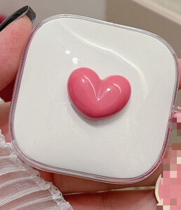 Για Redmi buds 6 Active Case Cute Cartoon / Flower Keychian Διαφανές κάλυμμα ακουστικών από σιλικόνη redmi 6 ενεργή θήκη