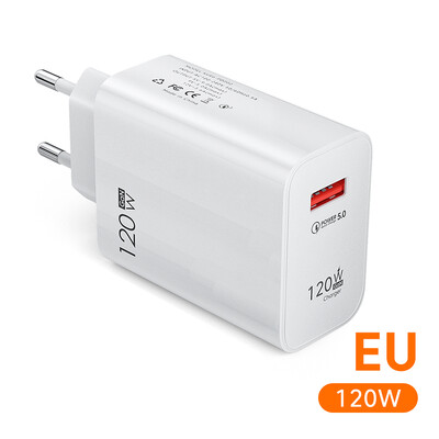 120 W USB įkroviklis Greitas įkrovimas 3.0 USB C laidas C tipo įkrovimo laidas Greitas telefono įkroviklis Sieninis adapteris, skirtas iPhone iPad Xiaomi Samsung