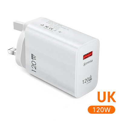 120 W USB įkroviklis Greitas įkrovimas 3.0 USB C laidas C tipo įkrovimo laidas Greitas telefono įkroviklis Sieninis adapteris, skirtas iPhone iPad Xiaomi Samsung
