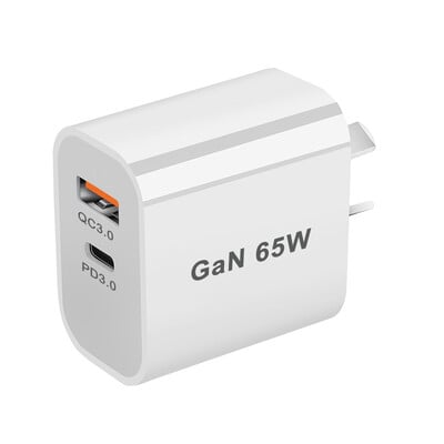 Mușcă de încărcare rapidă USB-C AU UE Marea Britanie SUA 65W PD Încărcător USB pentru iPhone 14 Xiaomi HUAWEI Samsung Bloc de încărcare rapidă