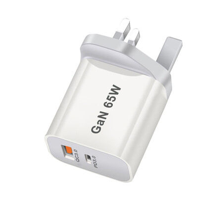 Mușcă de încărcare rapidă USB-C AU UE Marea Britanie SUA 65W PD Încărcător USB pentru iPhone 14 Xiaomi HUAWEI Samsung Bloc de încărcare rapidă