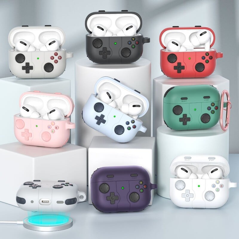 Futrola za AirPods Pro 2 3D Gamepad Gameboy Dodaci za slušalice Mekana zaštitna maska za AirPods 1/2/3