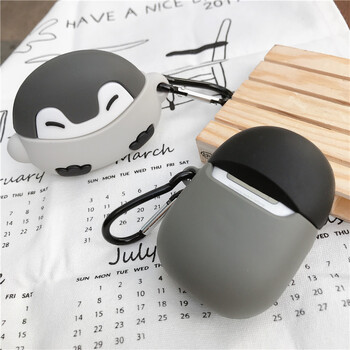 Cute Baby Penguin Cover for Apple Airpods 1 2 3 Ασύρματη θήκη ακουστικών Bluetooth σιλικόνης για Airpods Pro Charging Box Shell