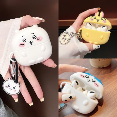 Novi stil Chiikawa crtani lik preporučuje Super Cute Usagi Hachiware silikonsku masku za slušalice za Airpods 4/3/2/1/Pro/Pro2