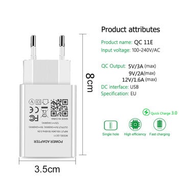 Бързо зарядно за Samsung Galaxy S21 Ultra S20 S10 S9 S8 Plus M31 A71 USB захранващ адаптер Quick Charge 3.0 Type C USB кабел за зарядно устройство