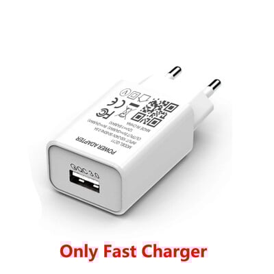 Γρήγορος φορτιστής για Samsung Galaxy S21 Ultra S20 S10 S9 S8 Plus M31 A71 Προσαρμογέας τροφοδοσίας USB Quick Charge 3.0 Type C Καλώδιο φορτιστή USB