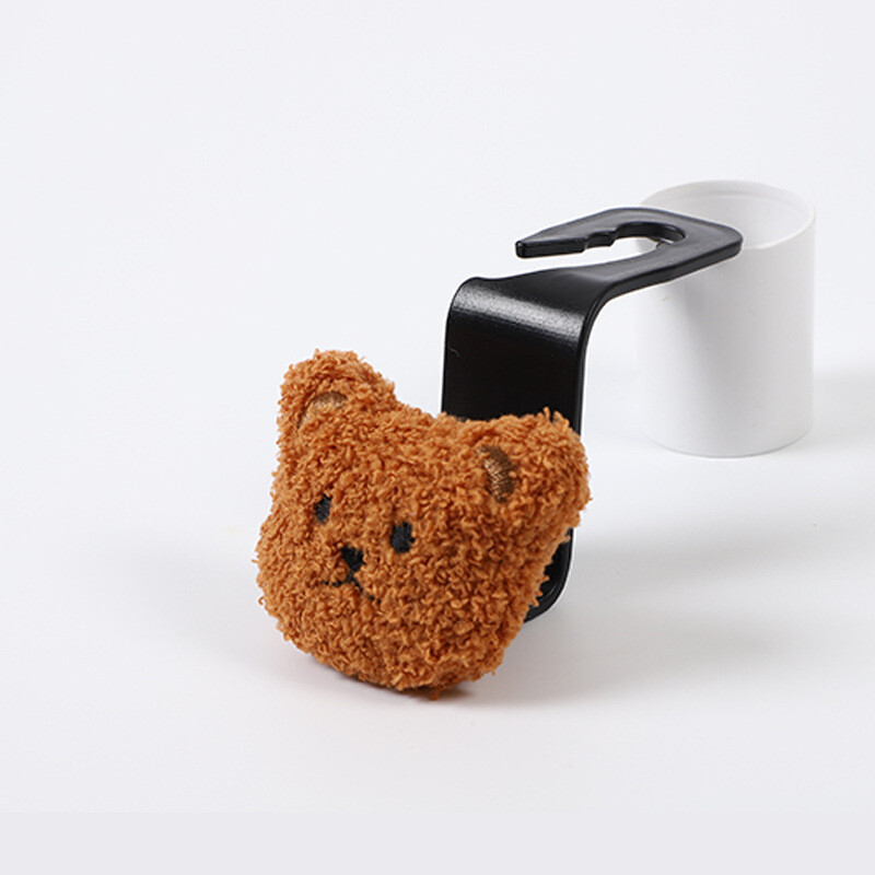 Autokonks Cartoon Bear Autoistme seljatugi Multifunktsionaalne hoiukonks Loov armas dekoratiivne autokonks