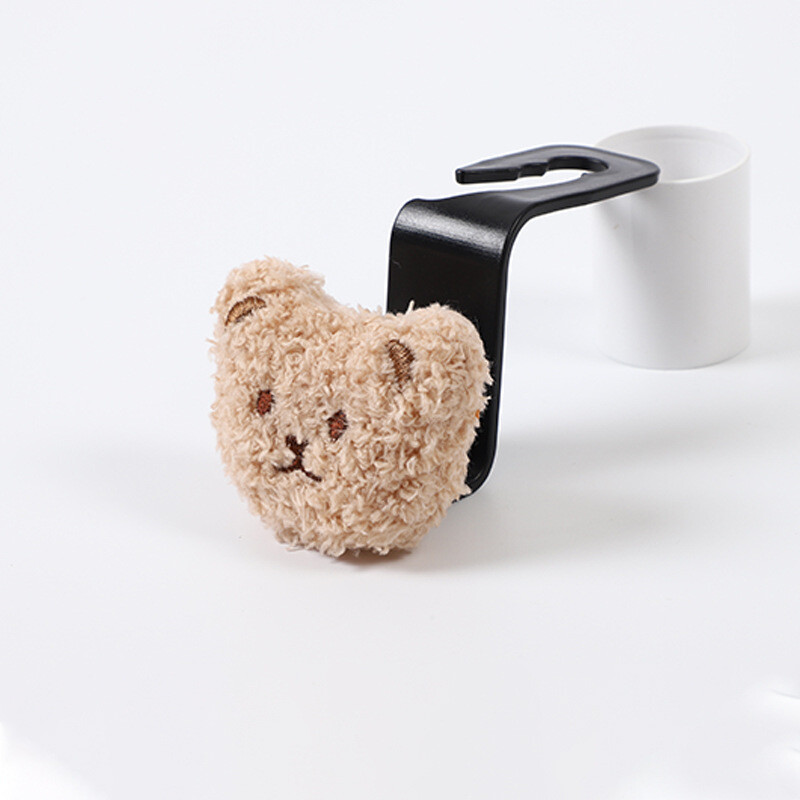 Autokonks Cartoon Bear Autoistme seljatugi Multifunktsionaalne hoiukonks Loov armas dekoratiivne autokonks