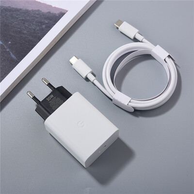 Încărcător original de 30 W pentru Google Pixel 6 7 8 Pro XL 3 4A Adaptor de alimentare cu priză UE/SUA/UK Încărcare rapidă compatibil cu dispozitive USB-C