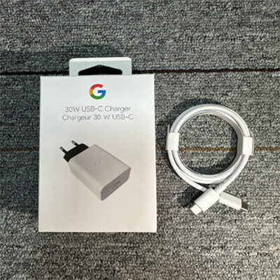 Încărcător original de 30 W pentru Google Pixel 6 7 8 Pro XL 3 4A Adaptor de alimentare cu priză UE/SUA/UK Încărcare rapidă compatibil cu dispozitive USB-C