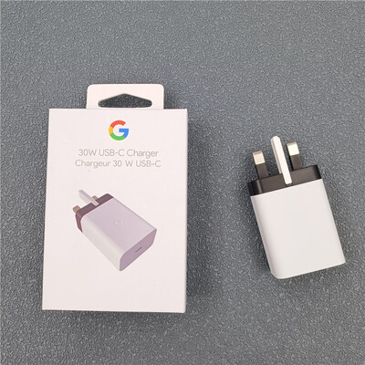 Încărcător original de 30 W pentru Google Pixel 6 7 8 Pro XL 3 4A Adaptor de alimentare cu priză UE/SUA/UK Încărcare rapidă compatibil cu dispozitive USB-C