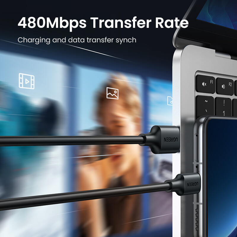UGREEN USB C kabel Type C kabel 3A USB kabel za brzo punjenje za iPhone 15 Samsung S23 Xiaomi 11 Pro USB C kabel za punjenje podataka USB