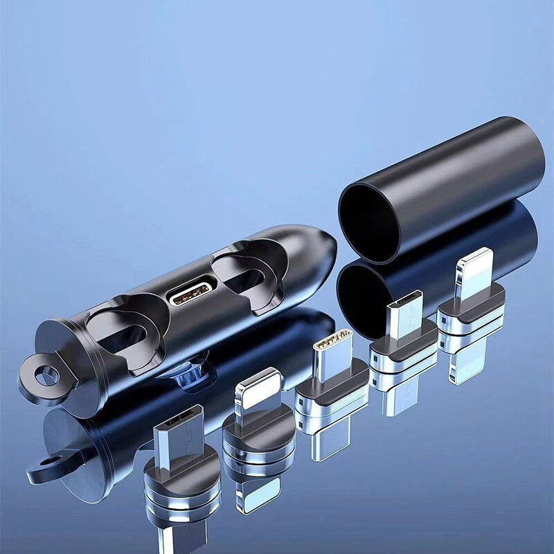 Univerzalni mini prijenosni adapter za kutiju za pohranu s metalnim magnetnim utikačem za iPhone Micro USBC tip C Magnetni punjač Organizator kabela