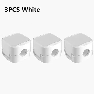 3/6PCS Магнитни щипки за кабели Гладък регулируем държач за кабели Под бюрото Управление на кабели Пазител на кабели Държач за организатор на кабели